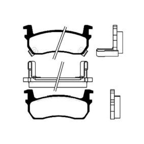 Bremsbeläge für NISSAN von KAVO PARTS