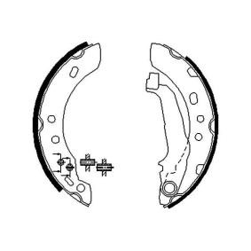 Bremsbackensatz für NISSAN von KAVO PARTS