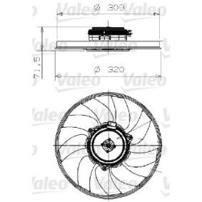 Kühlerlüfter 696027 von VALEO günstig für 117,65 € online kaufen