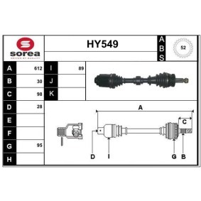 Antriebswelle HY549 von SERA günstig für 253,75 € online kaufen