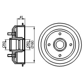 Comprar Tambor de freno de BOSCH 0 986 477 044 a bajo precio de 60,72 €