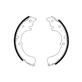 Bremsbackensatz 0 986 487 453 von BOSCH günstig für 38,34 € online kaufen