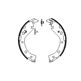 Bremsbackensatz 0 986 487 692 von BOSCH günstig für 33,54 € online kaufen