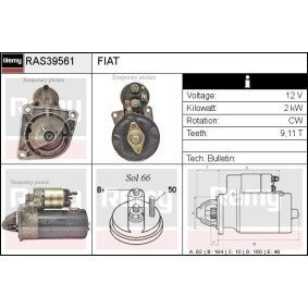 Anlasser RAS39561 von DELCO REMY günstig für 114,85 € online kaufen