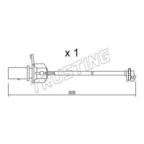 Warnkontakt, Bremsbelagverschleiß SU.248 von TRUSTING günstig für 18,62 € online kaufen