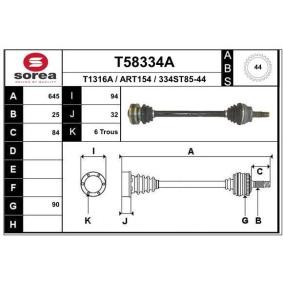 Compre Veio de transmissão da EAI T58334A a um preço baixo por 109,00 €