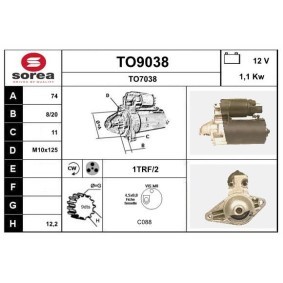 Compre Motor de arranque da SNRA TO9038 a um preço baixo por 126,48 €