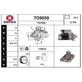 Compre Motor de arranque da SNRA TO9059 a um preço baixo por 192,81 €