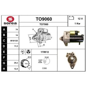 Compre Motor de arranque da SNRA TO9060 a um preço baixo por 166,31 €