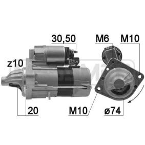 Anlasser des Herstellers ERA - Originalware Artikelnummer: 220795