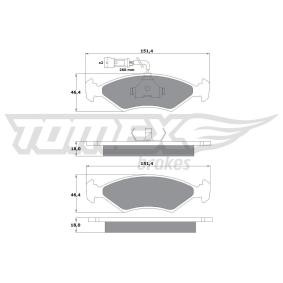 Compre Pastilhas de travão da TOMEX brakes TX 10-281 a um preço baixo por 22,97 €