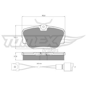 Bremsbeläge TX 12-201 von TOMEX brakes günstig für 30,94 € online kaufen