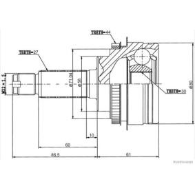 Acquista Kit giunti semiasse da HERTH+BUSS JAKOPARTS J2827124 a buon mercato per soli 55,51 €