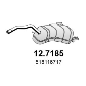 Endschalldämpfer 12.7185 von ASSO günstig für 214,08 € online kaufen