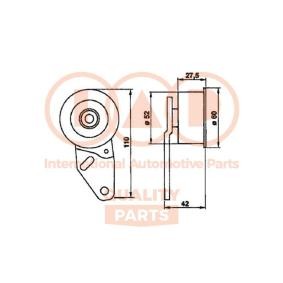 Spannrolle, Zahnriemen für SUBARU von IAP QUALITY PARTS