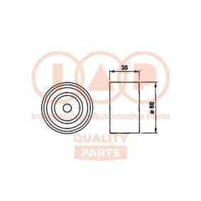 Spannrolle, Zahnriemen für SUBARU von IAP QUALITY PARTS