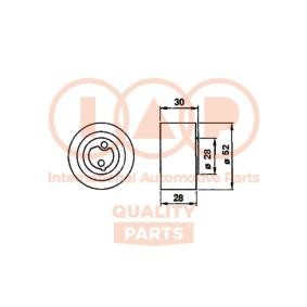 Spannrolle, Zahnriemen für SUBARU von IAP QUALITY PARTS