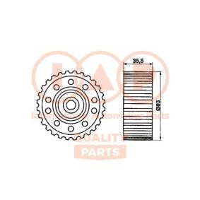 Spannrolle, Zahnriemen für TOYOTA von IAP QUALITY PARTS