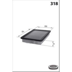 Luftfilter P607 von MISFAT günstig für 61,07 € online kaufen