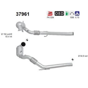 Katalysator 37961 CUPRA von AS