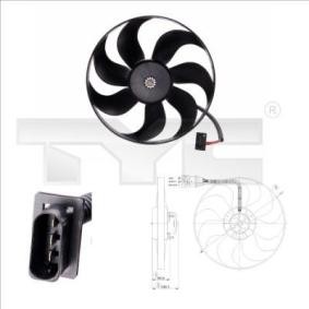 Kühlerlüfter 802-0009 von TYC günstig für 130,88 € online kaufen
