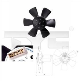 Kühlerlüfter 831-0011 von TYC günstig für 100,00 € online kaufen