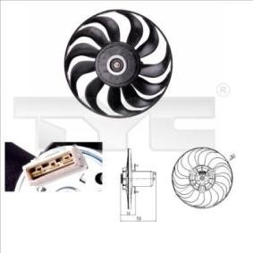 Kühlerlüfter 837-0012 von TYC günstig für 39,79 € online kaufen