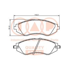 Bremsbeläge 704-20034G von IAP QUALITY PARTS günstig für 97,36 € online kaufen