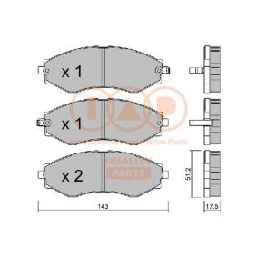 Bremsbeläge für DAEWOO von IAP QUALITY PARTS