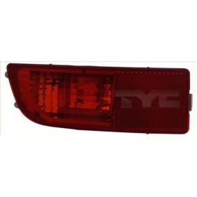 Nebelschlussleuchte 19-14924-01-2 VOLKSWAGEN von TYC