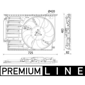 Kühlerlüfter CFF 548 000P von MAHLE ORIGINAL günstig für 467,62 € online kaufen
