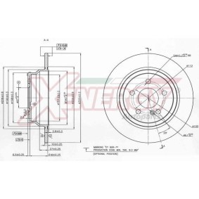 Bremsscheibe X601127 von AP XENERGY günstig für 88,82 € online kaufen