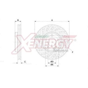 Bremsscheibe X602729 von AP XENERGY günstig für 141,67 € online kaufen