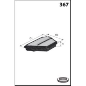 Luftfilter P481 von MISFAT günstig für 66,52 € online kaufen