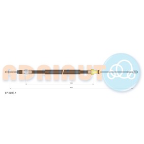 Handbremsseil 07.0200.1 von ADRIAUTO günstig für 20,32 € online kaufen