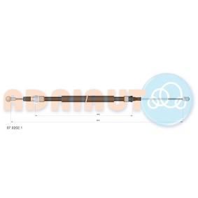 Handbremsseil 07.0202.1 von ADRIAUTO günstig für 27,06 € online kaufen