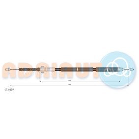 Handbremsseil 07.0235 von ADRIAUTO günstig für 15,66 € online kaufen