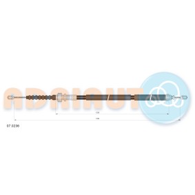 Handbremsseil 07.0236 von ADRIAUTO günstig für 21,54 € online kaufen