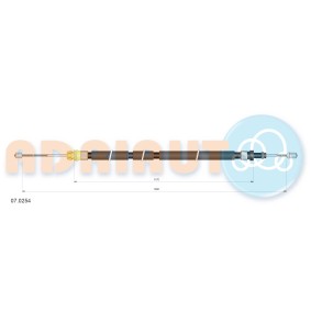 Handbremsseil 07.0254 von ADRIAUTO günstig für 16,21 € online kaufen