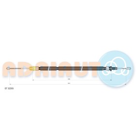 Handbremsseil 07.0255 von ADRIAUTO günstig für 16,32 € online kaufen