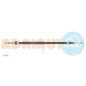 Handbremsseil 07.0272 von ADRIAUTO günstig für 57,31 € online kaufen