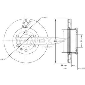 Bremsscheibe für MERCEDES-BENZ von TOMEX brakes