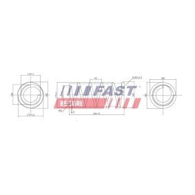 Köp Spiralfjäder av FAST FT12282K till det låga priset 819,99 kr