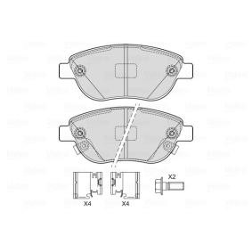 Bremsbeläge des Herstellers VALEO - Originalware Artikelnummer: 601727