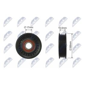 Compre Polia de desvio / de guia, correia trapezoidal estriada da NTY RNK-SB-000 a um preço baixo por 12,96 €