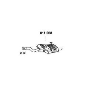 Endschalldämpfer 011.058 von PEDOL günstig für 165,58 € online kaufen