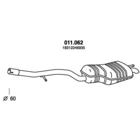 Endschalldämpfer 011.062 von PEDOL günstig für 142,23 € online kaufen