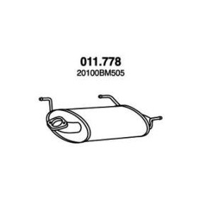 Endschalldämpfer 011.778 von PEDOL günstig für 60,63 € online kaufen