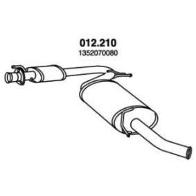 Endschalldämpfer 012.210 von PEDOL günstig für 105,59 € online kaufen