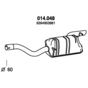 Endschalldämpfer 014.048 von PEDOL günstig für 98,02 € online kaufen